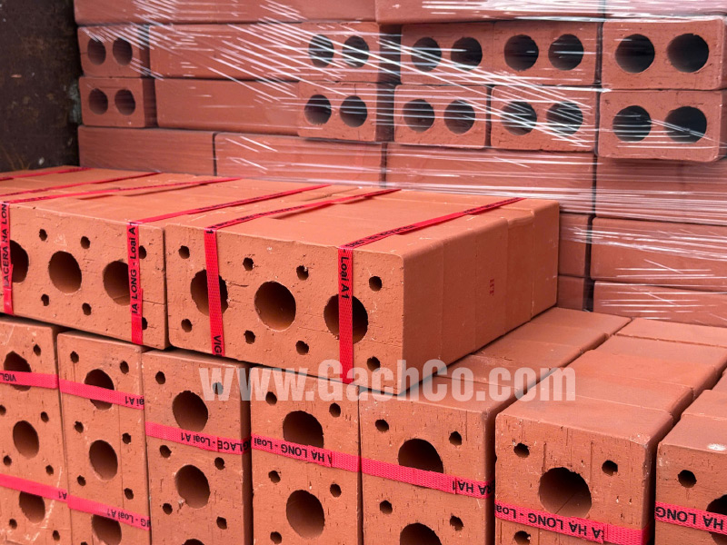 Gạch Không Trát 3 Lỗ Viglacera Hạ Long